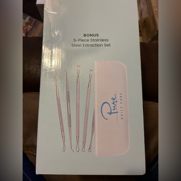 Large 3-in-1 Ionic Facial Nano Steamer w Precise Temp🌡️Control + 5Pc Skin Kit - Picture 4 of 8